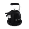 Smeg 50's Style Whistling Kettle 2.3L - Black