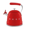 Smeg 50's Style Whistling Kettle 2.3L - Red
