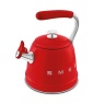 Smeg 50's Style Whistling Kettle 2.3L - Red