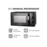 Tower T24034BLK 700W Manual Microwave 20L - Black