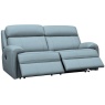 G Plan Hardy 3 Seater Leather Recliner Sofa