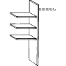 Wiemann Laundry Shelf Insert for the Wiemann Derby Sliding Door Wardrobe