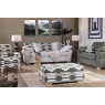 Ava Grand Pillow Back Fabric Sofa