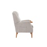Downtown Kedleston Fireside Fabric Chair - Linen