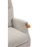 Downtown Kedleston Fireside Fabric Chair - Linen