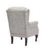 Downtown Hawksmoor Fireside Fabric Chair - Frost