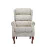 Downtown Hawksmoor Fireside Fabric Chair - Frost