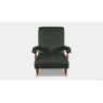 Wood Bros Clayton Leather Fireside Armchair