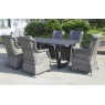 Signature Weave Victoria 6 Seat Dining Set