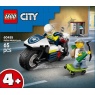 LEGO City 60455 Police Motorcycle Chase Toy