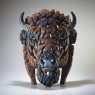 Edge North American Buffalo/Bison Bust Brn