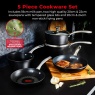 Tower Tower Ultra Forged 5 Piece Pan Set