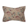 Morris & Co Artichoke Duvet Set - Dove Grey & Wine