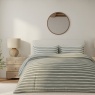 Vantona Drawn Stripe Duvet Set - Sage