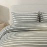 Vantona Drawn Stripe Duvet Set - Sage