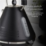 Tower T10074BLK Ash 3KW 1.7L Pyramid Kettle - Black