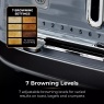 Tower T20083GRY Saturn 2 Slice Toaster - Grey