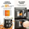Swan SD10522BLK 11L Twin Stack Air Fryer - Black