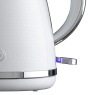 Daewoo SDA2623GE Stirling 1.7L 3KW Pyramid Kettle - White
