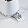 Daewoo SDA2626GE Stirling 2 Slice Toaster - White