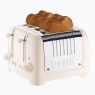 Dualit 46263 Lite 4-Slot Peek & Pop With Rack - Canvas White