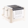 Dualit 46263 Lite 4-Slot Peek & Pop With Rack - Canvas White