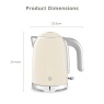 Swan SK19026CRM Solace 1.7L Kettle - Cream