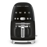 Smeg DCF02BLMUK Drip Coffee Machine - Matt Black