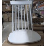 Downtown Alassio Spindle Back Dining Chair - White