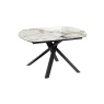 Akante Akante Kheops 130cm/190cm Extending Dining Table - Doro Marble