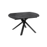 Akante Akante Kheops 130cm/190cm Extending Dining Table - Marquina Marble