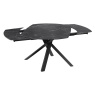 Akante Akante Kheops 130cm/190cm Extending Dining Table - Marquina Marble