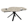 Akante Akante Kheops 130cm/190cm Extending Dining Table - Travertine Ceramic