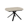 Akante Akante Kheops 130cm/190cm Extending Dining Table - Travertine Ceramic