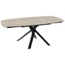 Akante Akante Kheops 130cm/190cm Extending Dining Table - Travertine Ceramic