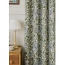 William Morris at Home Honeysuckle Blackout Eyelet Curtains -Blue