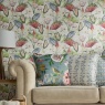 Esselle Home Waterlily Lake Linen Wallpaper - Multicoloured