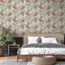 Esselle Home Waterlily Lake Linen Wallpaper - Multicoloured
