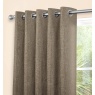 Sundour Amberley Thermal Eyelet Curtains - Earth