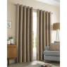 Sundour Amberley Thermal Eyelet Curtains - Earth