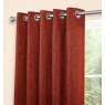 Sundour Amberley Thermal Eyelet Curtains - Terracotta