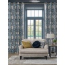 William Morris at Home Pimpernel Blackout Eyelet Curtains - Blue