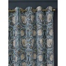 William Morris at Home Pimpernel Blackout Eyelet Curtains - Blue
