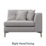 Maddie Standard Back Fabric Seat Unit With 1 Arm