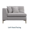 Maddie Standard Back Fabric Seat Unit With 1 Arm