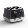 Morphy Richards 243020 Cassini 4-Slice Toaster Moonless Night - Black