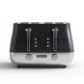 Morphy Richards 243020 Cassini 4-Slice Toaster Moonless Night - Black