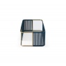Witten Coffee Table - Brushed Champagne and Blue Rope
