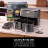 Ninja Ninja DZ300UK 6-in-1 Dual Zone Air Fryer 7.6L - Gun Metal Grey