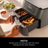 Ninja Ninja DZ300UK 6-in-1 Dual Zone Air Fryer 7.6L - Gun Metal Grey